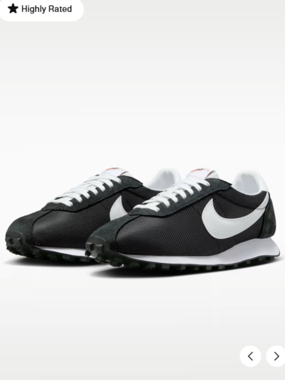 Nike LD-1000 Men's Leather Running Shoes Size 10 11 Black HJ4687 -002